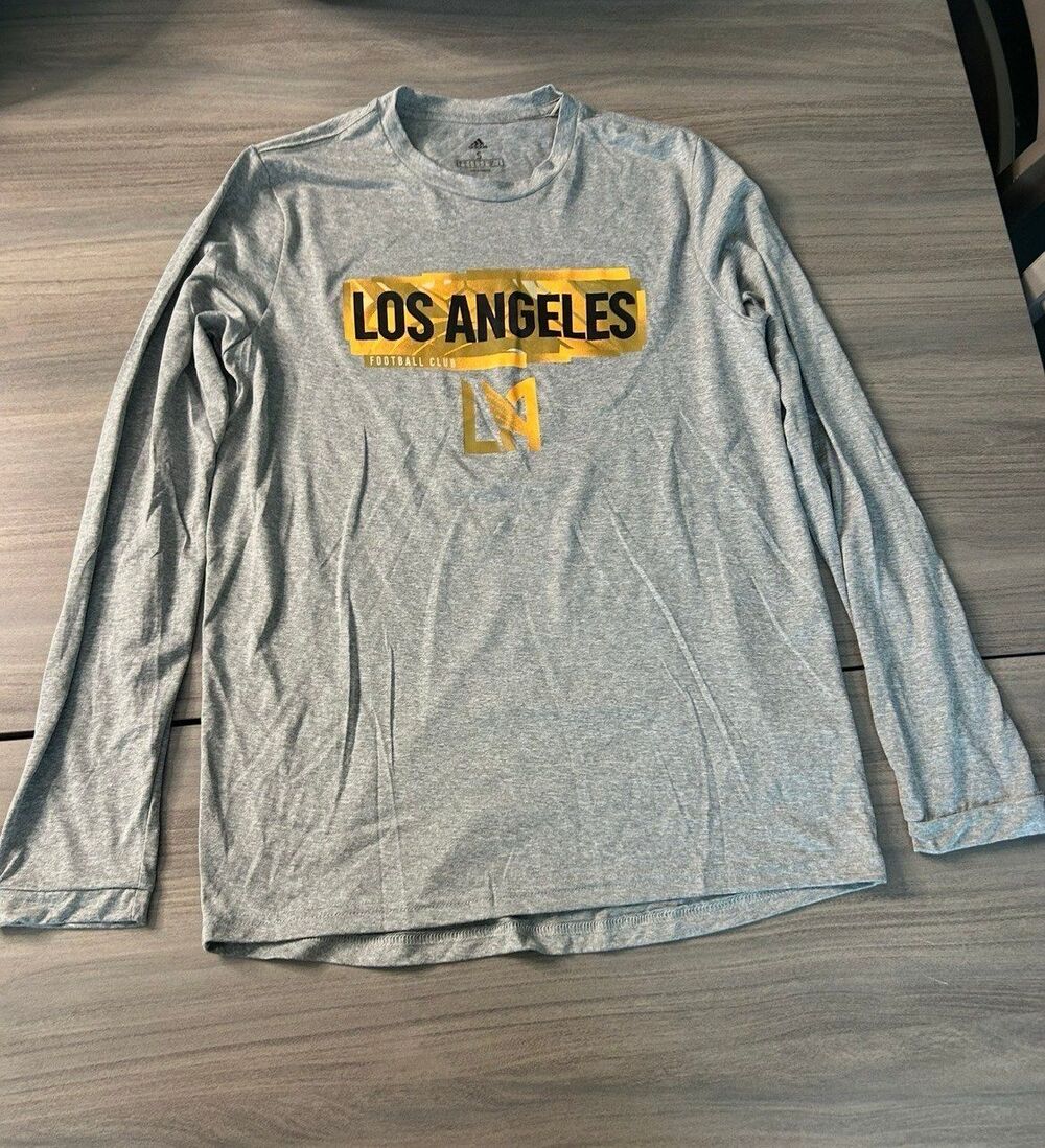 Los Angeles LAFC Men Long Sleeve Shirt Size S
